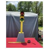 Metal Stoplight Decor
