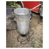Propane Turkey Fryer with Drainer and Pans