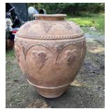 Huge Plastic Brown Planter 36 wide x 42 inches