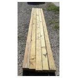 5, 12ft 6x6 Lumber Treated