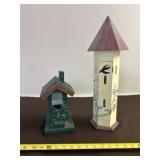 Wooden Bird House Decor