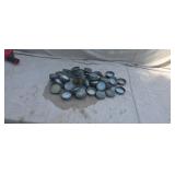 Large Group of Zinc Lids