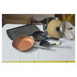 Copper Frying Pan, Cookie Sheet and More