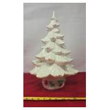 Vintage White Ceramic Christmas Tree