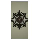 Vintage Startburst 36" Faux Wall Clock