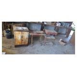 Metal Cabinet & Other Stands.