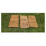 Three Gunny Bean Sacks