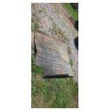 Part of a Rubber Truck Mat.