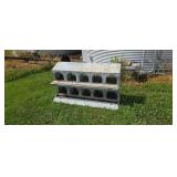 10 Hole Chicken Nesting Box