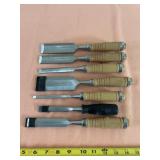 7 piece set of Windsor Design wood chisels