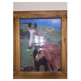 Wooden Horse Wall Clock