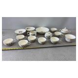 Homer Laughlin "Rhythm" shape dinnerware