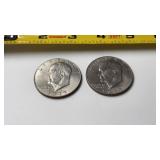 2-1977 Eisenhower "Ike" Dollars