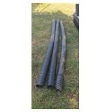 Three 10-ft 4-in Drainage Pipe