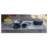 Large Stainless Steel Bowl Skillets