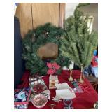 Christmas Wreath and Decor.