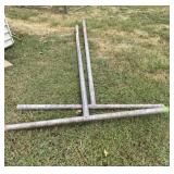Two Clothes Line Poles