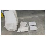 Five Vinyl Lawn Chair Covers