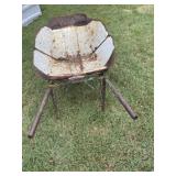 Handmade Wheelbarrow Made With Old Car Hood