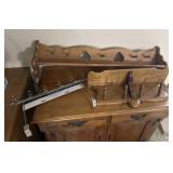 Coat Rack with Hearts and a Over the Door Rack