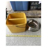 Dog Pan and Bucket With Handle