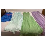 Size 6, 10 & 12 Formal Dresses Some With Stains
