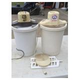 Two Ice Cream Freezers