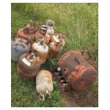 Scrap Metal Propane Tanks