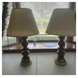2 Night Stand Table Lamps