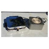 Waffle Iron and Electric Hot Plate