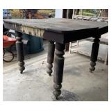 Farmhouse Table with Turned Legs. Needs Some