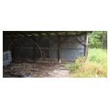 Two Steal Round Bale Feeders Rough Shape