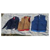 Two Vest and a Jacket Size Medium