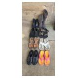 Ladies Size Six and a Half Shoes and Boots