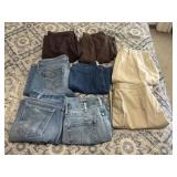 Various Sizes of Womens Pants