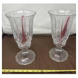 Glass Candelabras