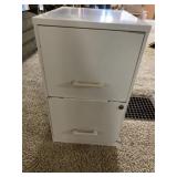 Two Drawer Metal Filing Cabinet