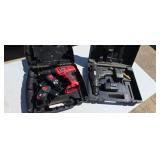 Two Cordless Battery Operated Drills