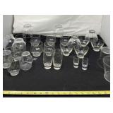 Rounded Bubble Glasses and Clear Glasses.