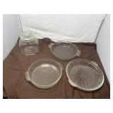 Candy Jar, Pyrex Pie Dish and Other Pie Dishes