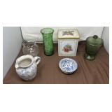 Candy Dishes, Canister, Pot and a Bowl