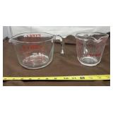 Pyrex and Fire King Measuring Cups