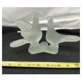 Satin Crystal Love Birds