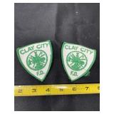Clay City, IL Fire Department Patches