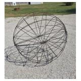 Large Metal Ball Yard Decor