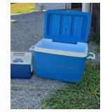 Rubbermaid & Small Igloo Cooler