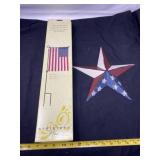 New Three Piece Garden Stand and Metal Star