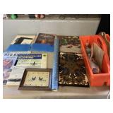 Carry Tote With Art Supplies and Art  Work