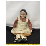 19 Inch Porcelain Head Pioneer Doll