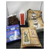 Christmas Pillows, Winking Snowmen & More